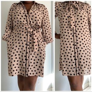 Kate Spade Heartbeat Shirtdress - Size S